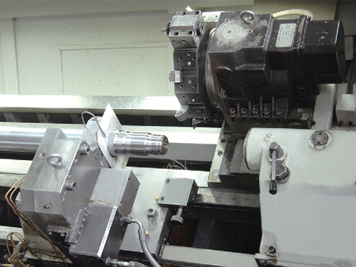 The piston rod processing machine